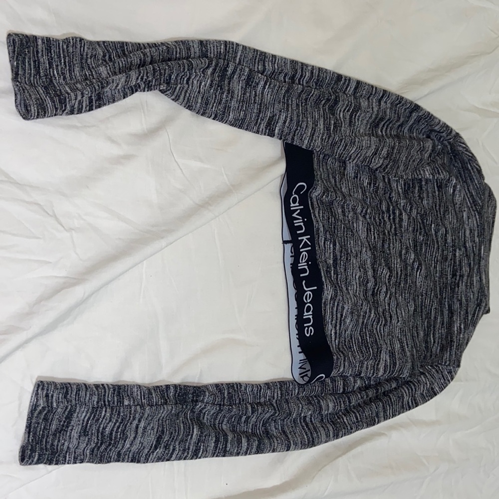 CALVIN KLEIN CROP TOP LONG SLEEVE
